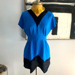 Gorgeous Blue & Black Top